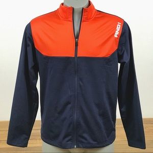 Men’s And1 Track Jacket Sz M Orange/Blue Active